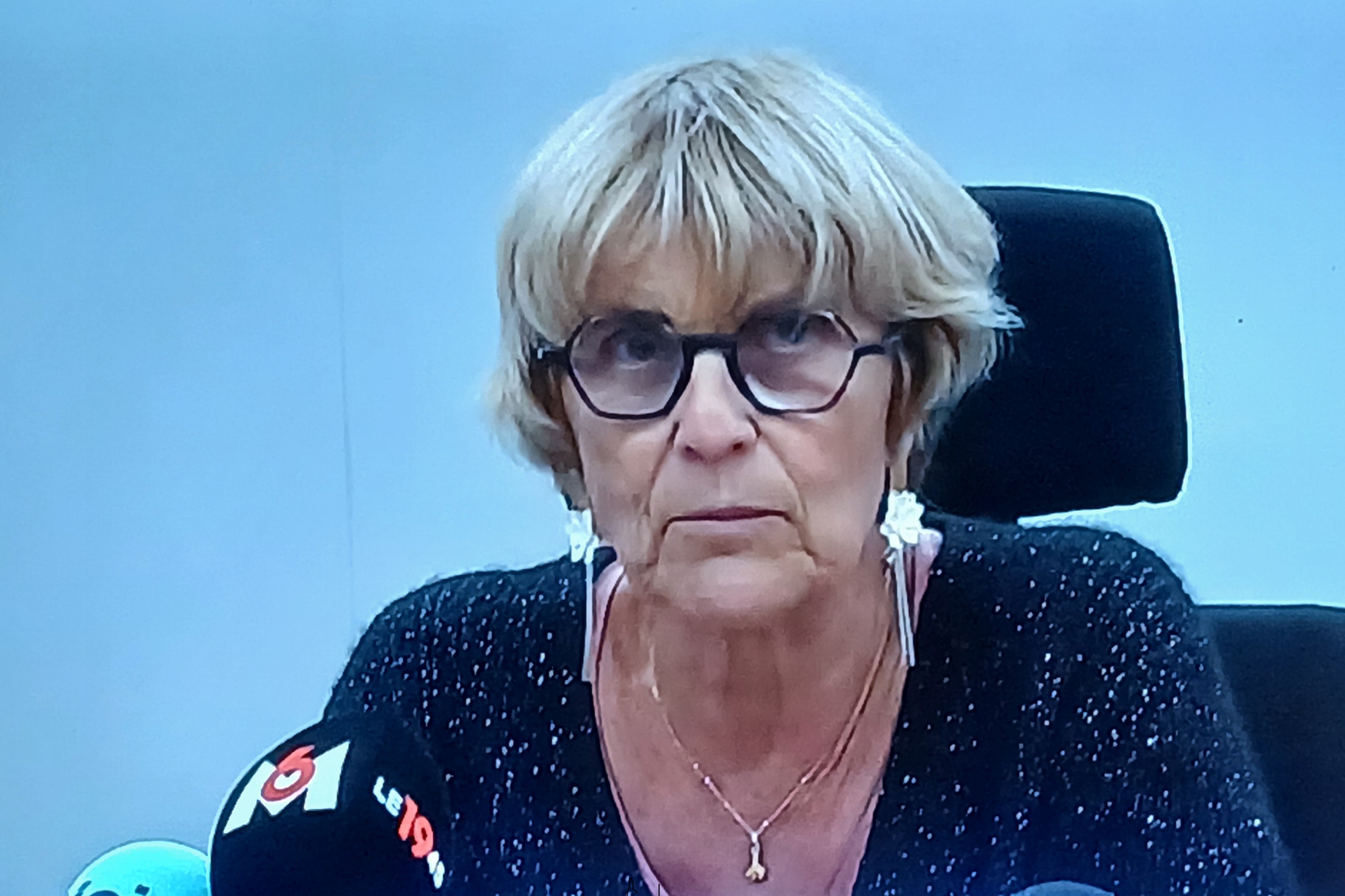 Clarisse TARON Procureur de la république de Strasbourgs lors de la conférence de presse a la suite de l'agression du professeur par un jeune collégien âgé de 14 ans en situation de handicap (Illustration) © FHI 2025 