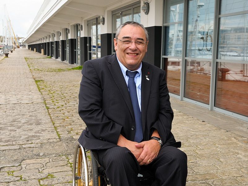 Le président de la Fédération française handisport, Gérard Masson, s'attendait à voir plus de clubs représentés à l'Assemblée Générale de La Rochelle © D.Echelard / Fédération Française Handisport