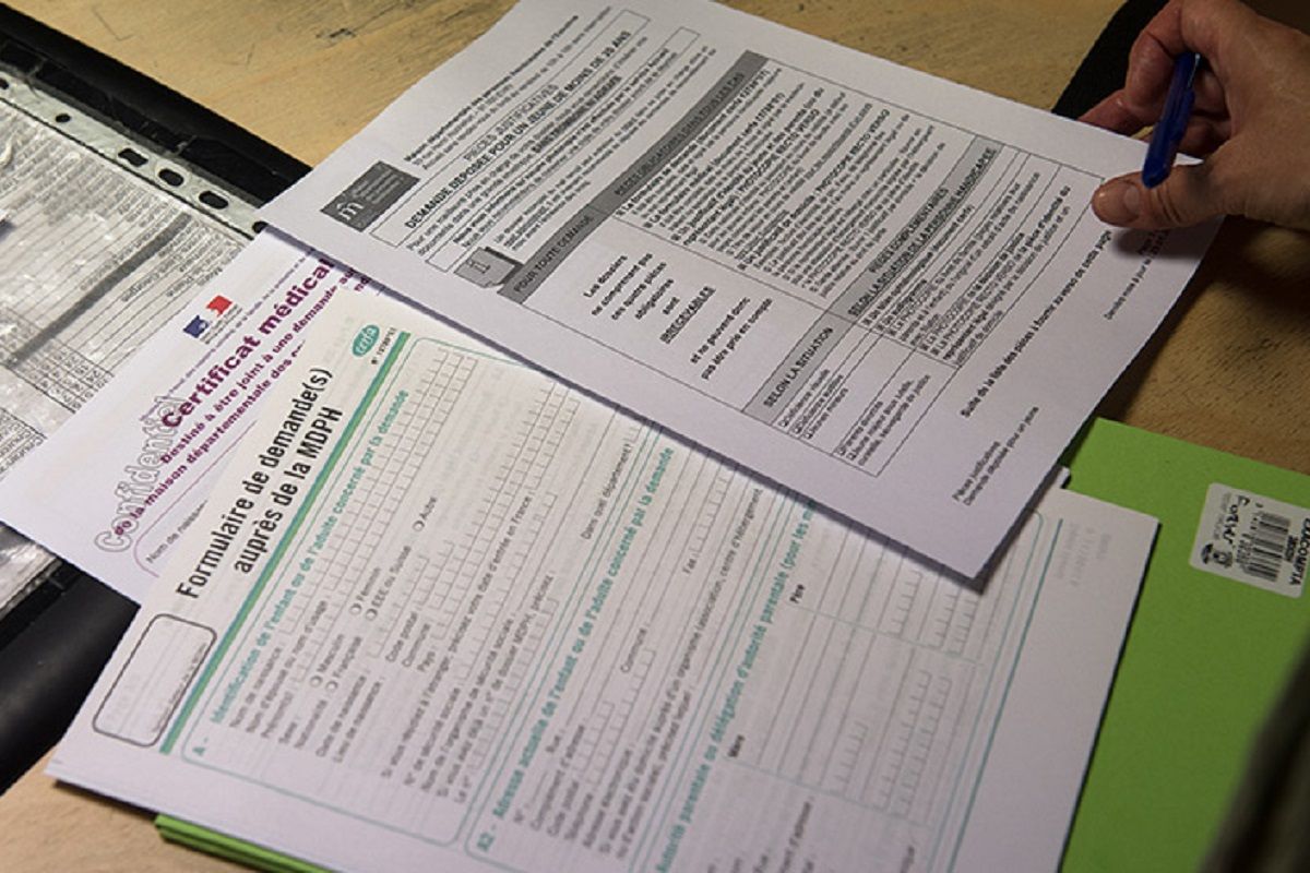 Formulaire de demande de reconnaissance invalidité auprès des MDPH