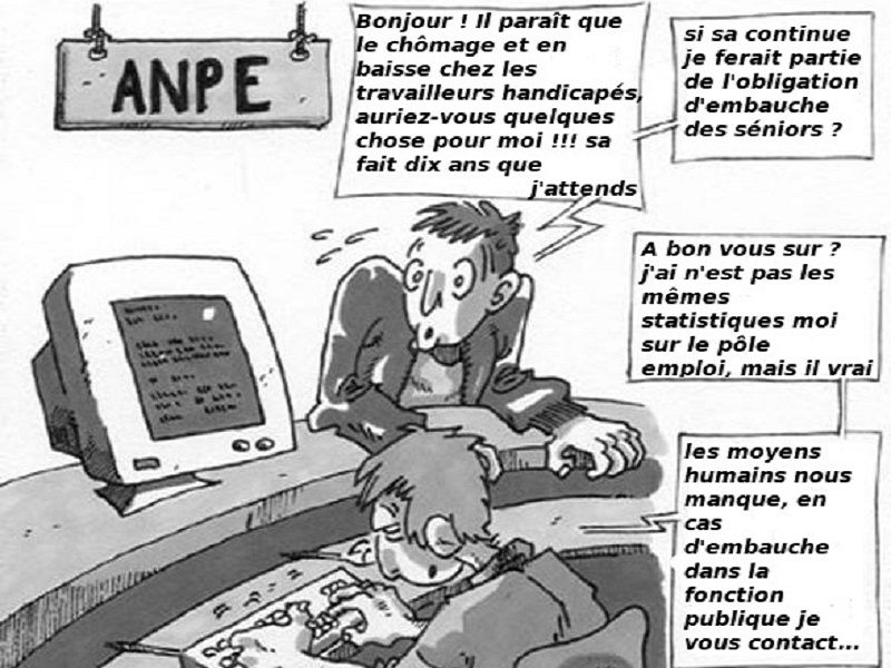 Emploi Hausse du Chomage chez les travailleurs handicapes