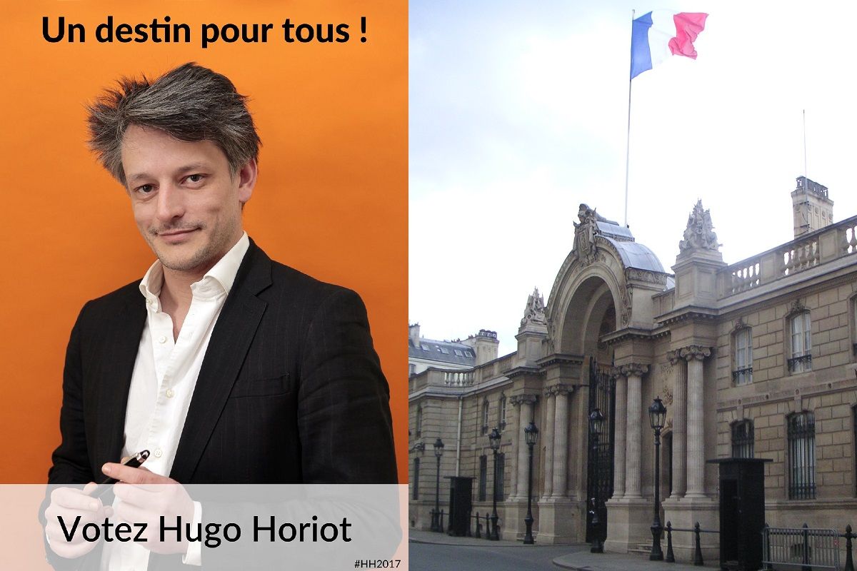 Le comedien et auteur autiste Hugo HORIOT candidat a la presidence de la republique