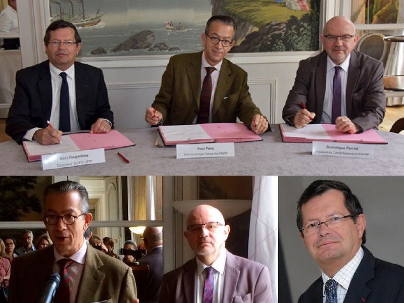 Signature renouvellement convention avec la caisse des dépôt