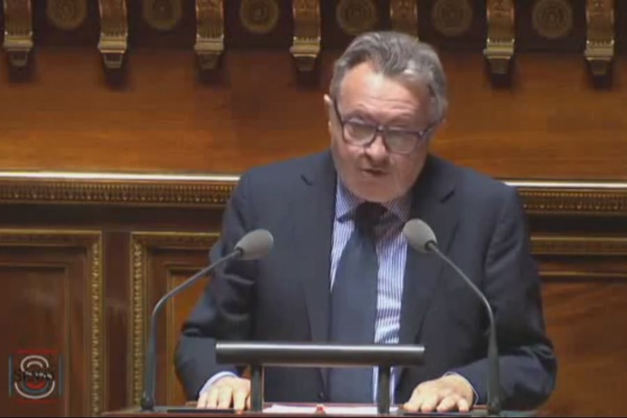 Le sénateur des bouches du rhône Jean Noel Guerini © capture écran 2016 sénat