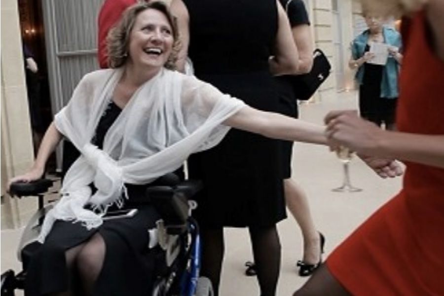 Lauren Petitjean elle meme atteinte de la maladie de Charcot