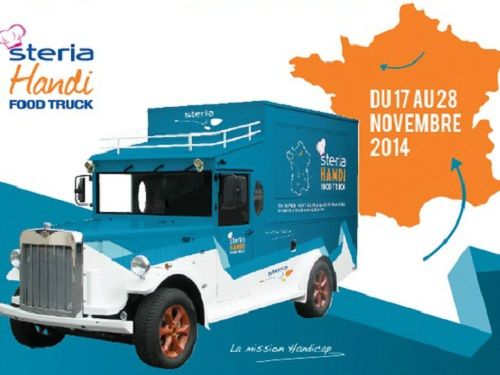 Affiche tournee Steria Handi Food Truck 2014