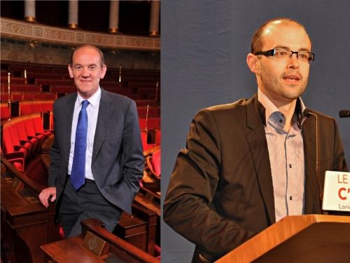 Les députes Daniel FASQUELLE (UMP) et Gwendal ROUILLARD (PS)