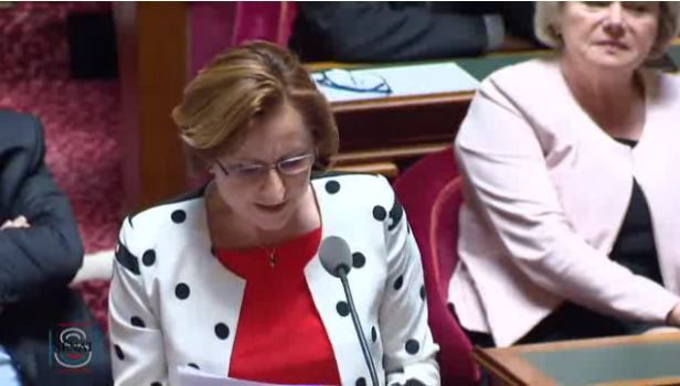 La Senatrice Hermeline MALHERBE