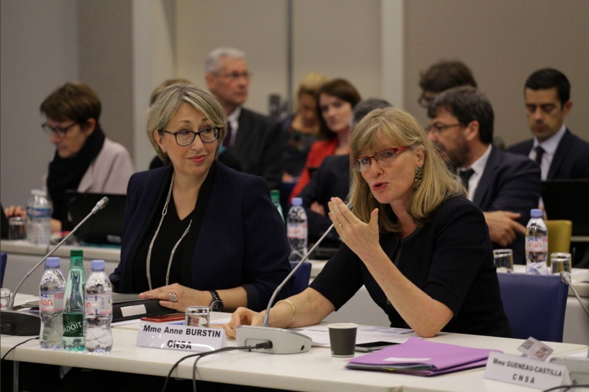 La nouvelle présidente du CNSA Marie-Anne MONTCHAMP, et sa nouvelle directrice Anne BURSTIN