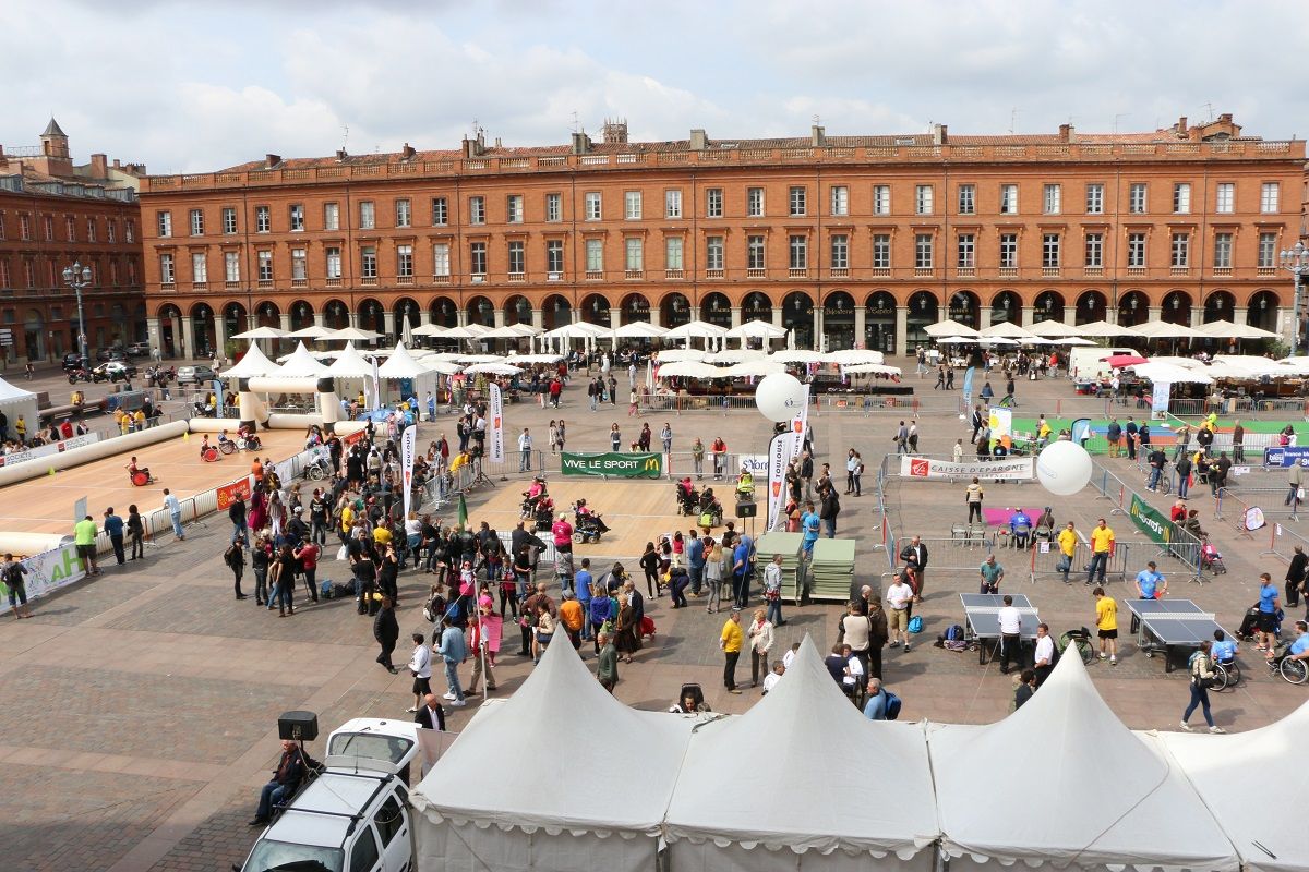 Place du capitol 15e edition Handisport en Fete