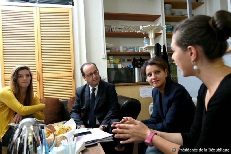 Visite service civique petit frere des pauvres