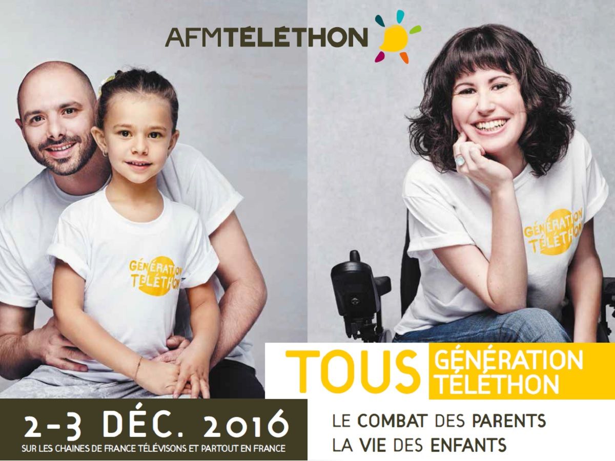 Affiche Lancement 30e edition du telehon 2016