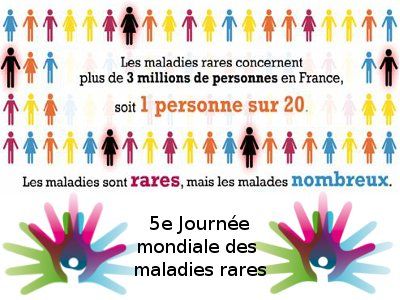 Affiche Journ&eacute;e mondiale des maladies rares 2012