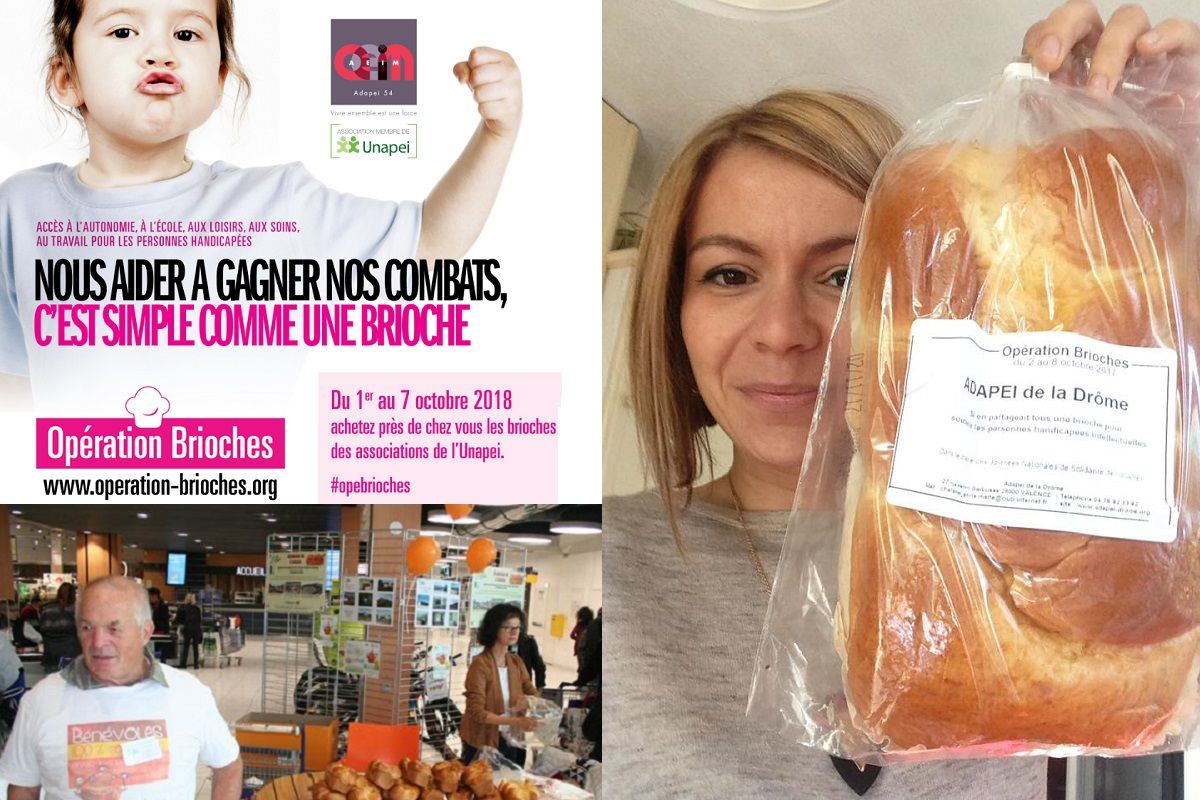 50e operation brioche pour lunapei et ces deleguations departementale mais aussi les Papillons blancs