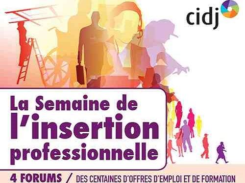 Semaine insertion professionnelle CIDJ