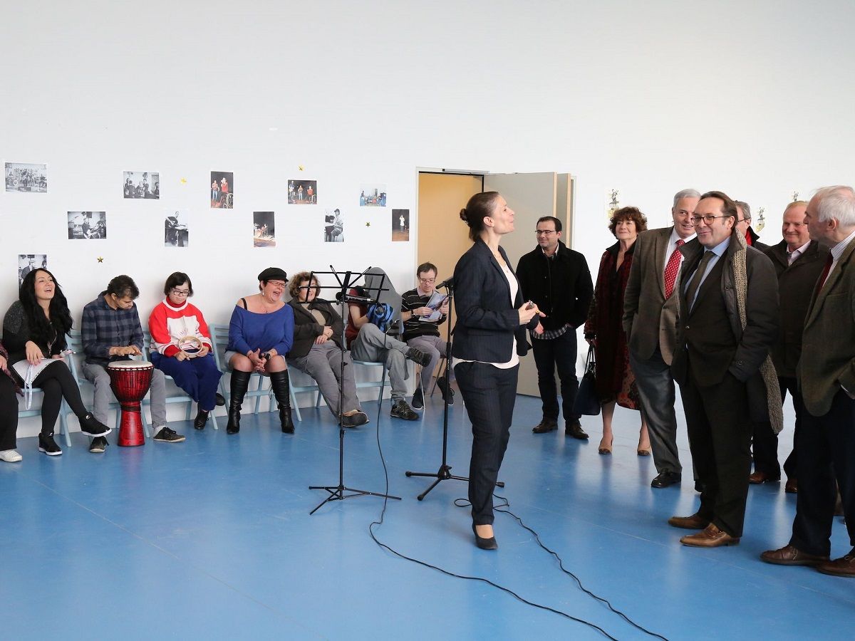 Visite du President du Conseil departemental Yvelines, Pierre BEDIER