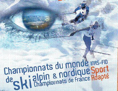 Affiche championnat du monde ski sport adapte 2011