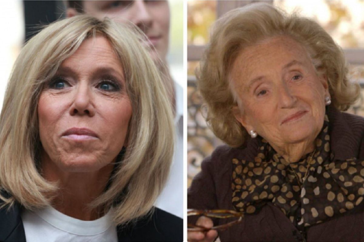 De gauche a droite Brigitte macron et Bernadette chirac désormais présidente d'honneur de la fondation d9e81