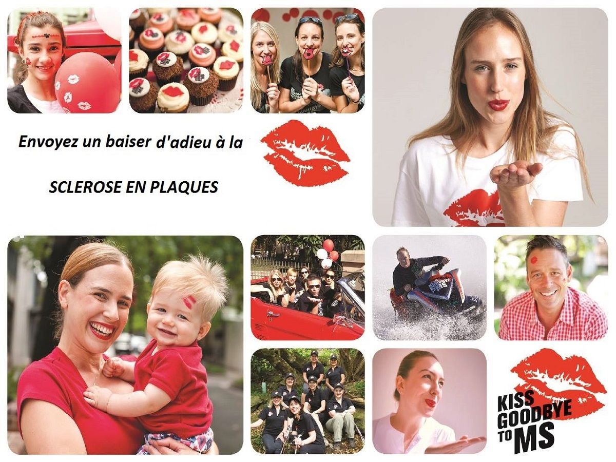 Affiche Campagne 2016 Un baiser d adieu a la SEP organise du 14 janvier au 14 fevrier 2016