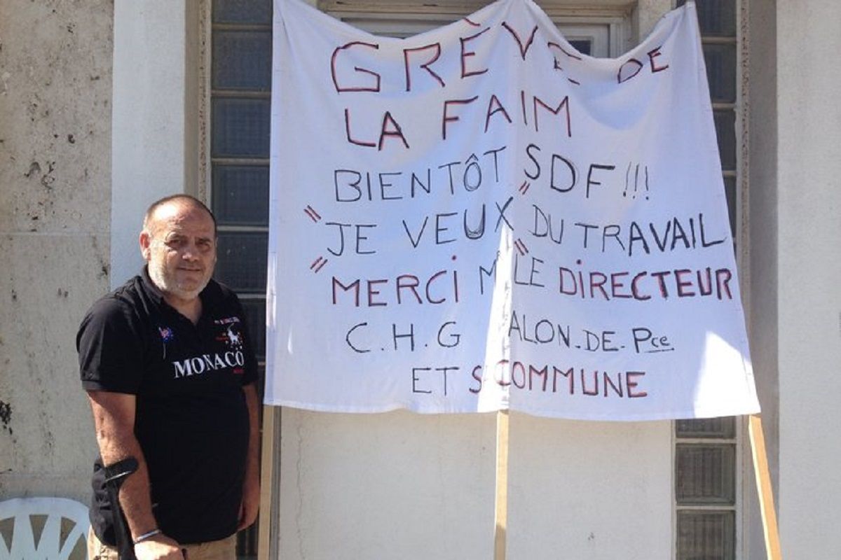 Noel CALENDINI contraint a une greve de la faim pour retrouver sa dignite