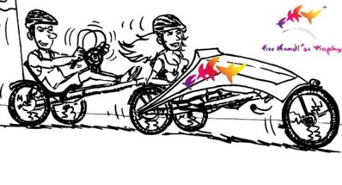 Dessin de Free-handi se-trophy raid lyon bordeaux en tandem vrai