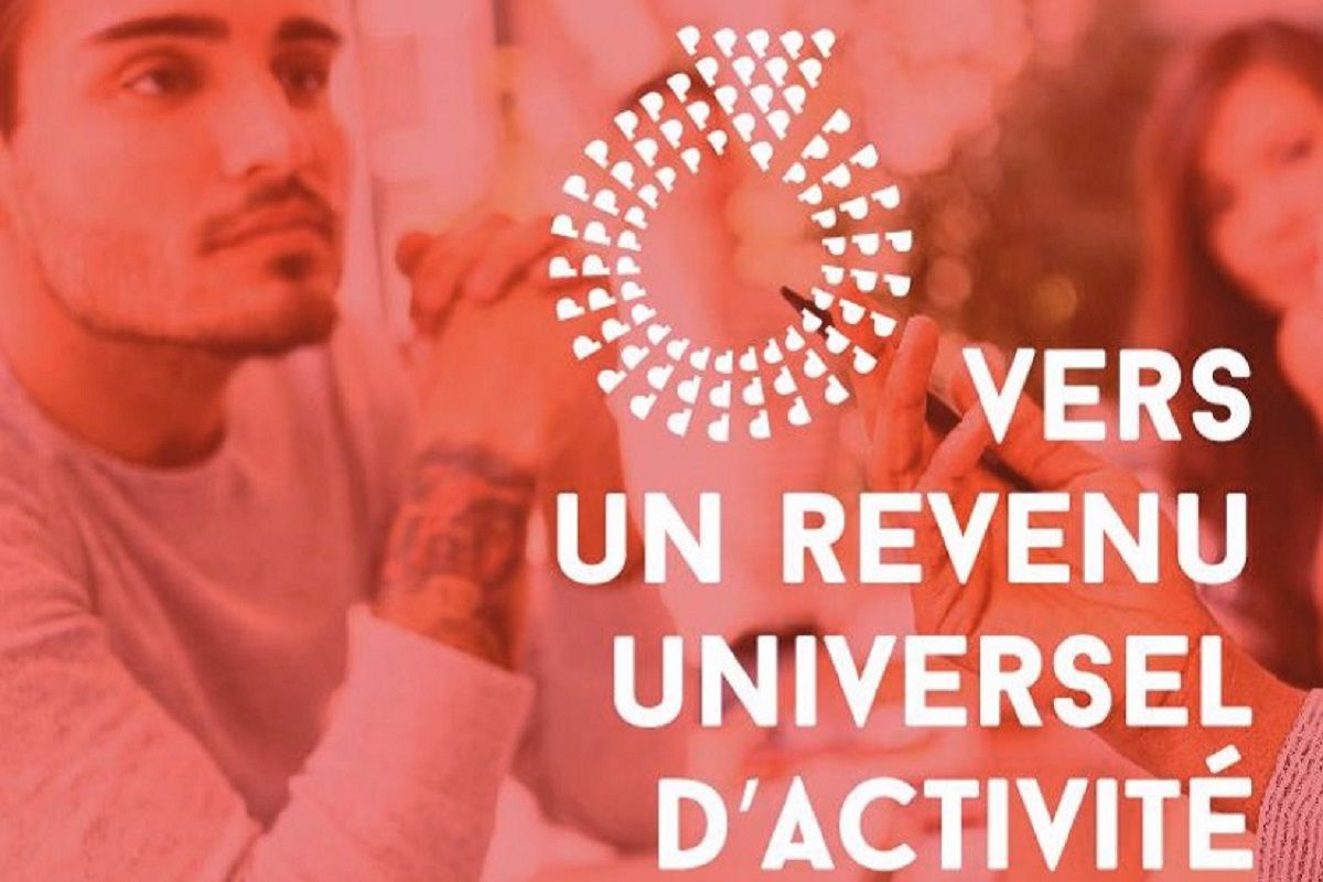 Affiche vers un revenu universelle d'activité lancement de la concertation nationale b6a2d
