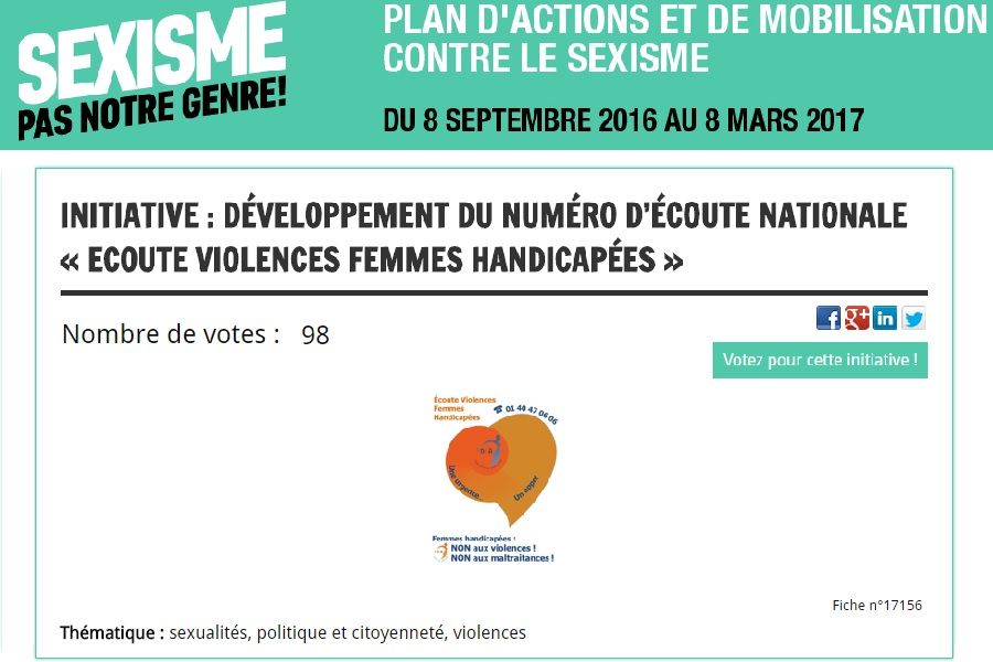 Affiche Votez pour la meilleure initiative affiche du projet FDFA