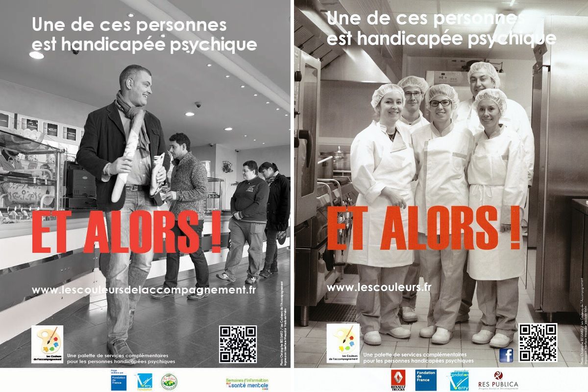 Affiche de la campagne Et Alors lancé par l'association "Les couleurs de l'accompagnement"