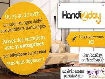 Affiche de la troisième édition du salon Handi2day