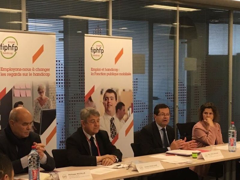 Conference de presse du bilan 2015 du Fiphfp le 24 mai 2016 a Paris