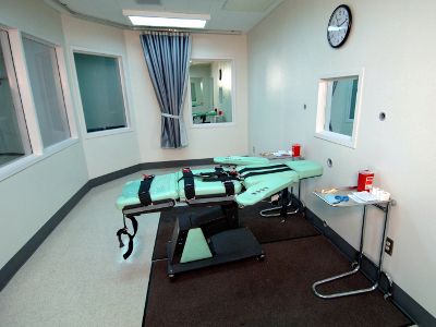 Salle d'execution de la prison de la prison de San Quentin dans l'Etat de Californie le 3 ao&ucirc;t 2010 &copy;Department of Corrections and Rehabilitation