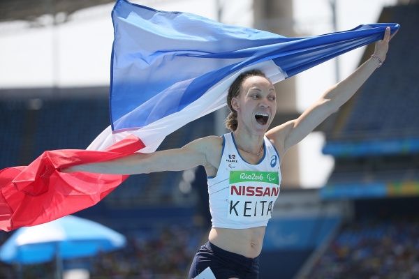 La championne paralympique Nantenin Keita