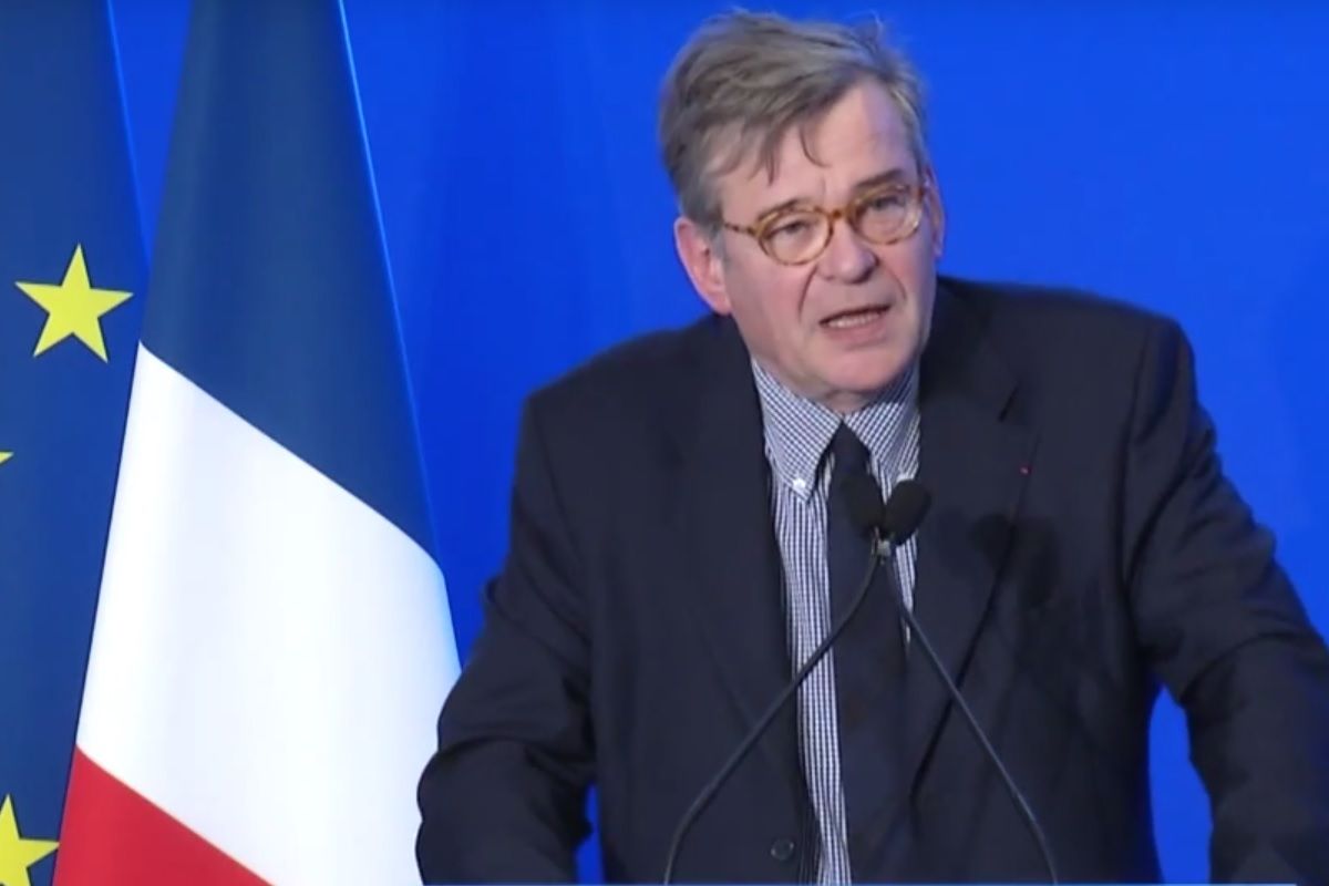 Pascal JACOB lors d une intervention comme president de l association Handidactique