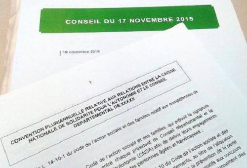 Convention pluriannuelle relative entre le CNSA et les Departements