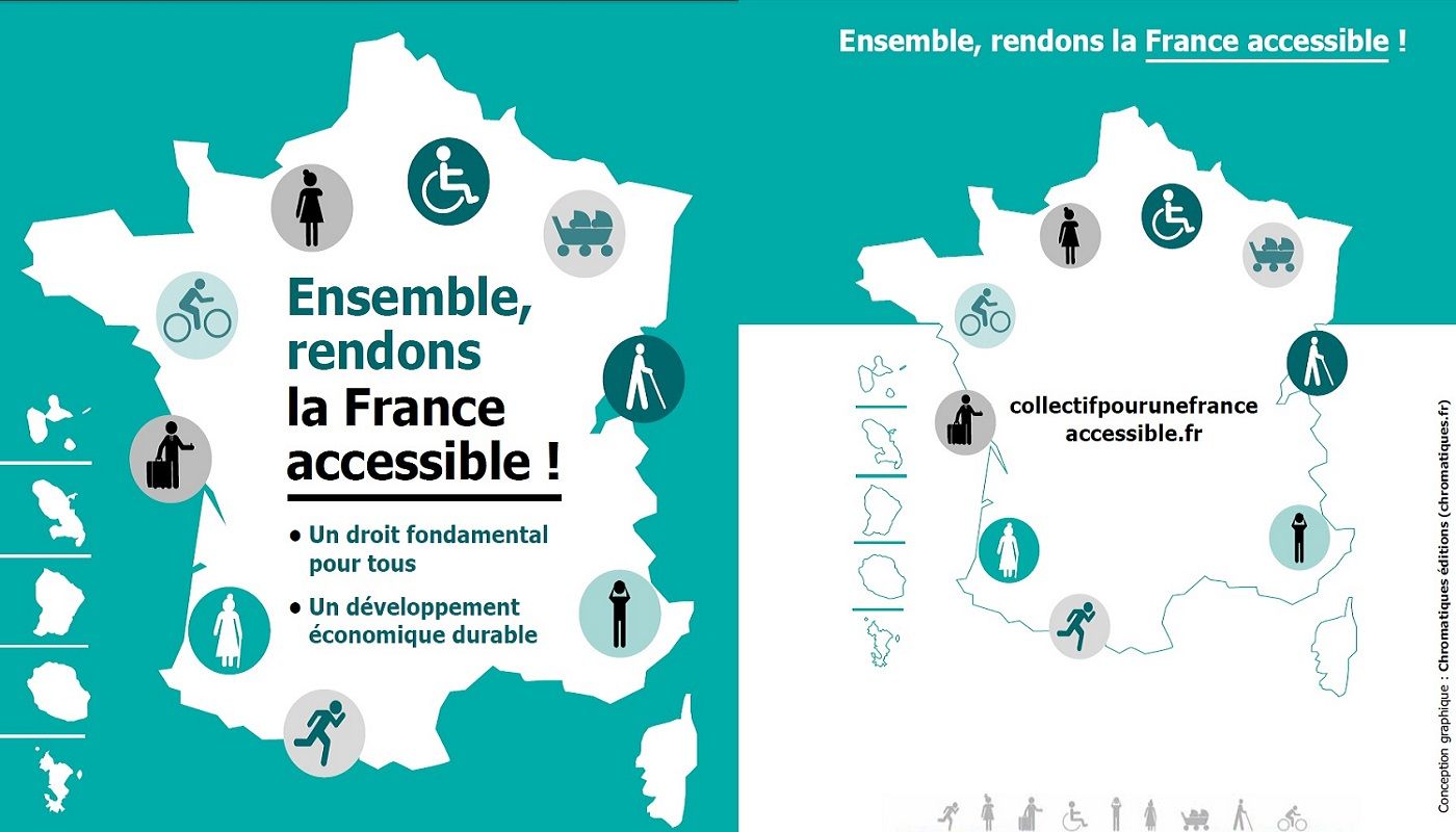 Page de couverture du plaidoyer Ensemble rendons la France accessible transmis au candidat a la presidentiel de 2017