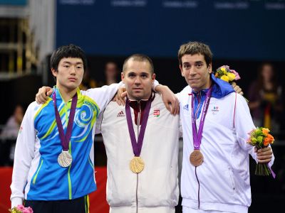 A droite Pascal-PEREIRA-LEAL lors de la remise m&eacute;daille