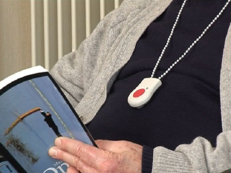 Seniors Assistance Telealarme Illustraton