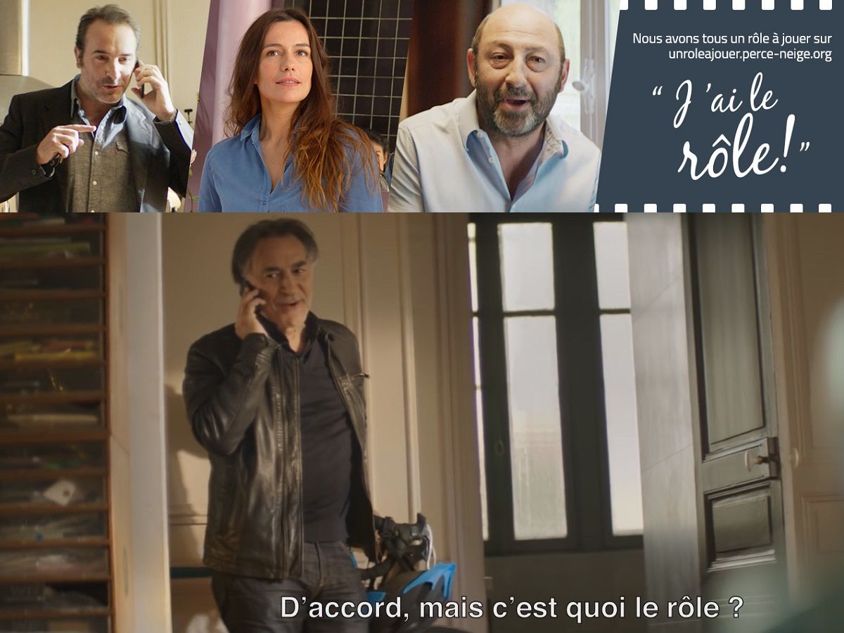 Bandeau et extrait du film realise par Xavier Giannoli pour la fondation perce neige intitule J ai le role