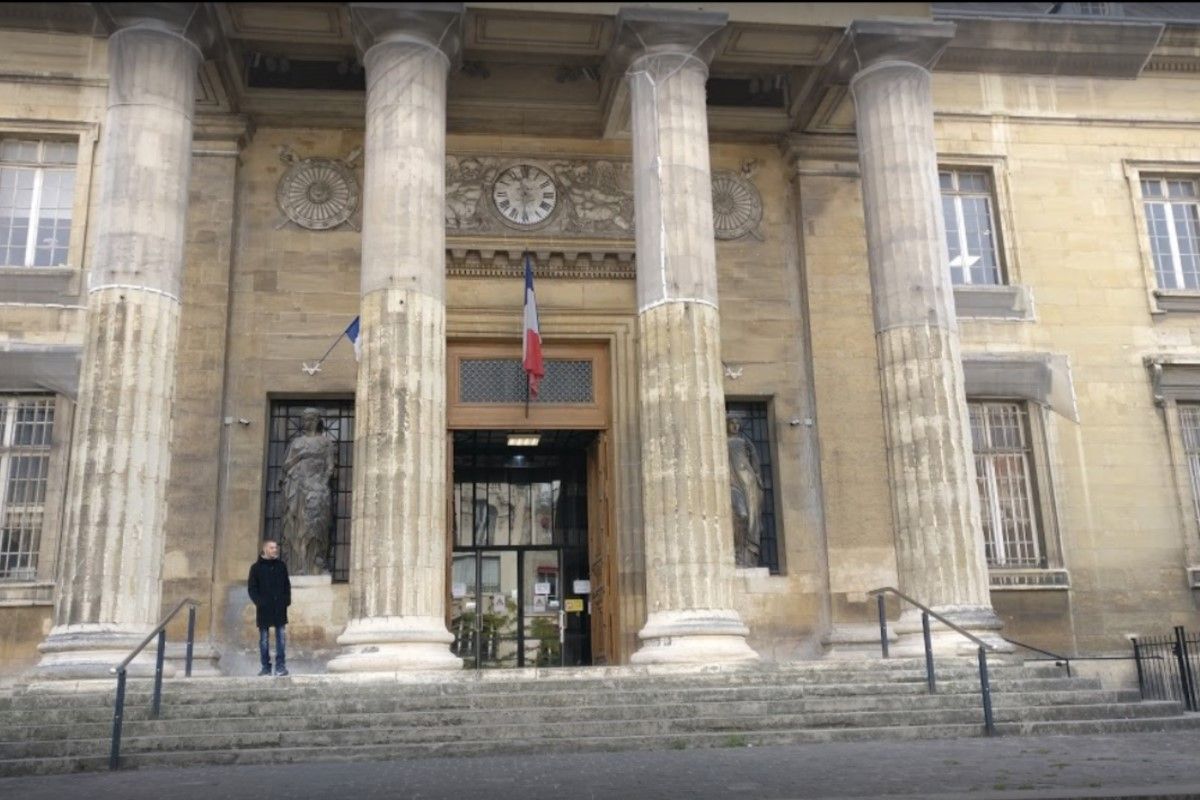 Façade du Tribunal de Reims