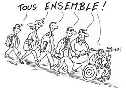 le handicap c'est ensemble....
