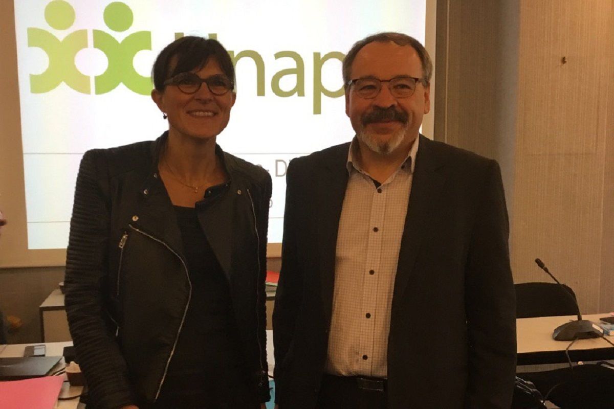 Luc Gateau nouveau president de l unapei et Christel PRADO desormais presidente d honneur