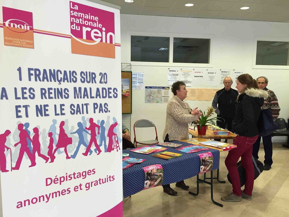 Un centre d information et de depistage en 2016 a Montelimar lors de la nationale du rein