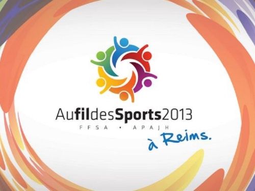 Affiche de la manifestation sportif au CREPS de Reims intitulé fil des sports