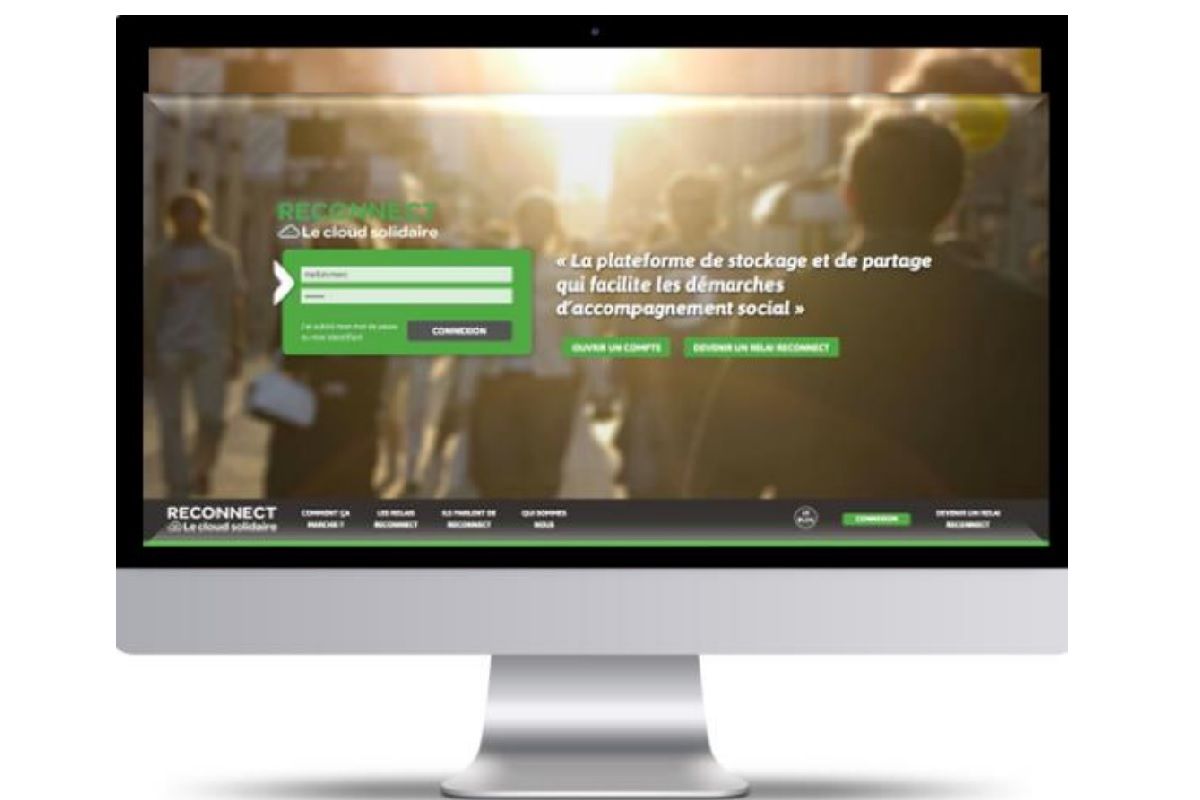 Affiche presentation du service internet le cloud solidaire