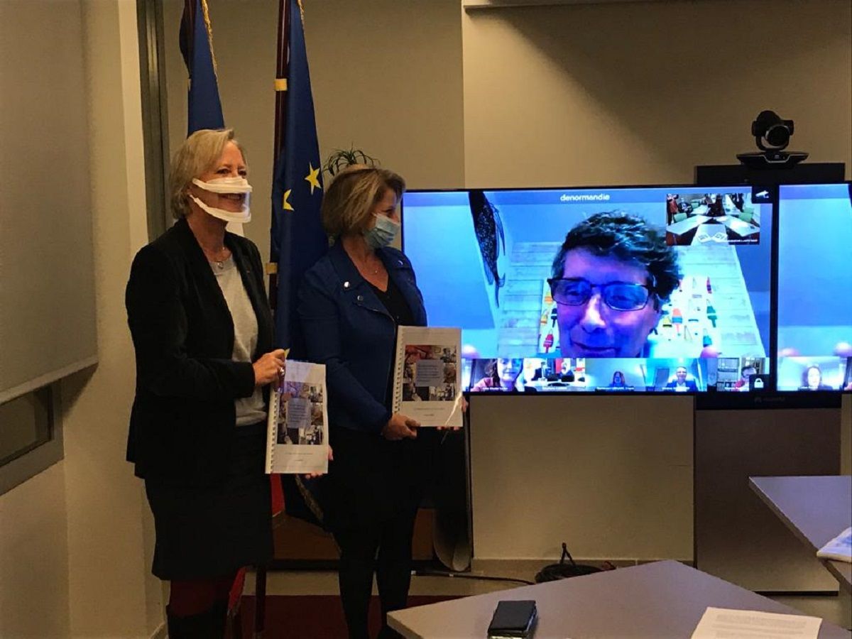 Remise virtuel du rapport pour Philippe Denormandie a Sophie cluzel et à Brigitte Bourguignon b986d